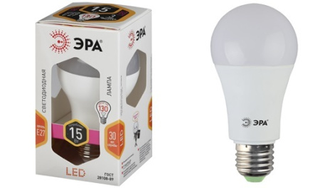 Лампа Эра LED smd A60-15W-827-E27