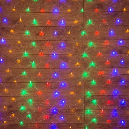 Гирлянда Neon Night Сеть 1,8х1,5 м прозрачный ПВХ 180 LED мультиколор 215-139
