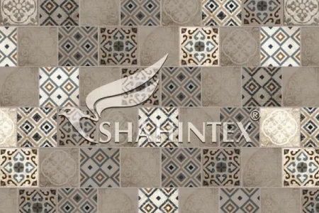 Коврик Shahintex влаговпитывающий Digital Print Плитка 50*80 серо-бежевый 815753