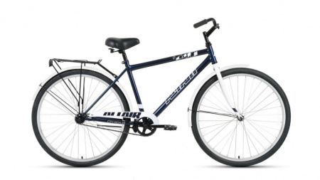 Велосипед Altair City 28 high (28" 1 ск. рост 19") 2019-20 темно-синий/серый