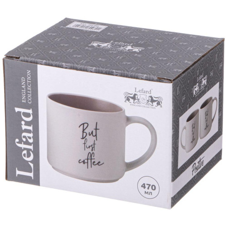 Кружка Lefard Кофемания But First Coffee 470 мл 260-980