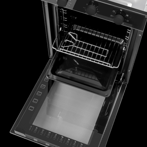 Встраиваемый Электрический духовой шкаф Maunfeld EOEC516PB2, цвет Чёрный