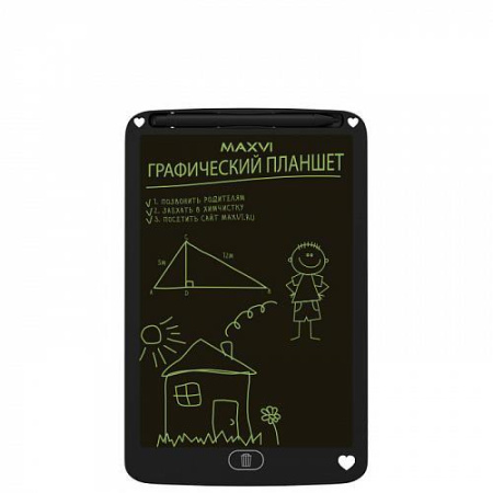 Планшет для рисования Maxvi MGT-01 Black