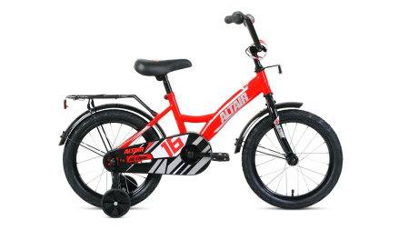 Велосипед Altair Kids 16 (16" 1 ск.) 2020-21 красный/серебристый