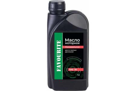 Масло моторное для 4T двигателей Favourite SAE 30 1л минеральное