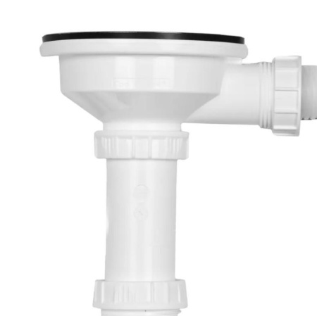 Кухонная мойка Wisent WS35848 Satin с коландером, дозатором и сифоном