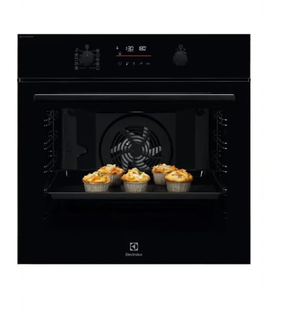 Встраиваемый Электрический духовой шкаф Electrolux EOD6P77WZ, цвет Чёрный