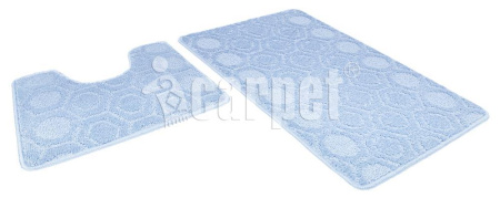 Набор ковриков Shahintex Актив Icarpet 60*100+60*50  002 голубой 11 836420