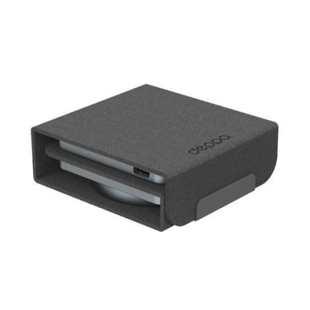 Беспроводная зарядная станция Deppa 3 в 1 Crystal MagSafe Fold Travel QI