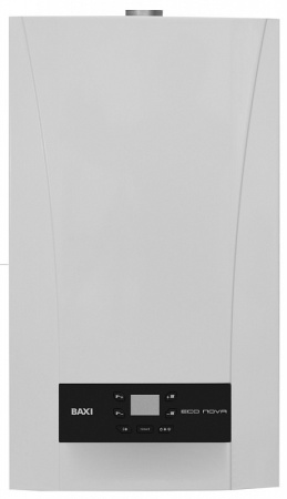 Газовый отопительный котел Baxi ECO NOVA 24F 2 контурный, для 240 площади отопления