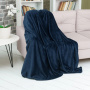 Плед Casa Conforte Nonna Inspiration 160х220 микрофибра темно-синий 6155302