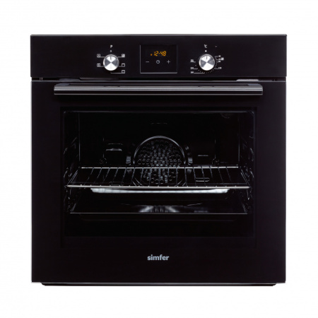 Встраиваемый Электрический духовой шкаф Simfer B6EB56001, цвет Чёрный