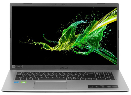 Ноутбук Acer Aspire A317-53G-388S Core i3 1115G4/8Gb/256Gb SSD/MX350 2Gb (DOS) Silver (NX.ADBER.002)