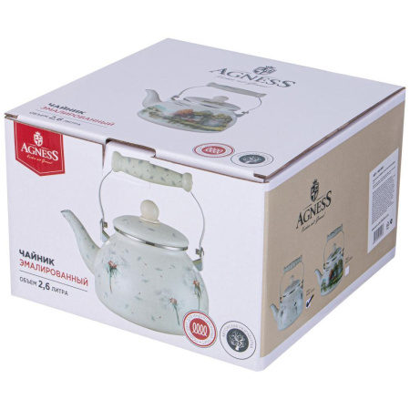 Чайник газовый Agness Dandelion 2,6 л 943-053