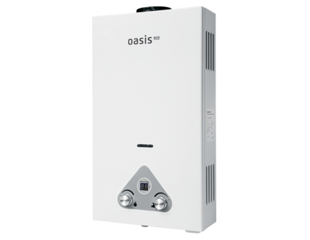 Колонка газова Oasis Eco 20 кВт(б).Р, производительность 10 л/мин., Цвет Белый