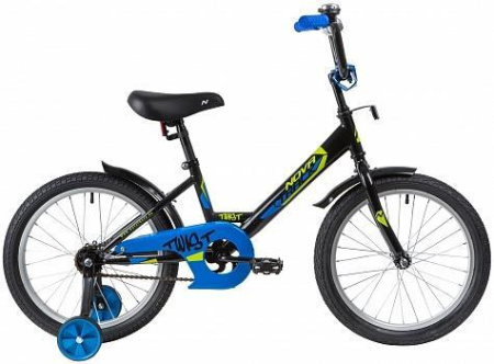 Велосипед Novatrack Twist 18" (1ск.) черный