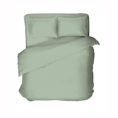 Простыня на резинке Волшебная Ночь 140/200/20 Smoke Green Поплин 782098