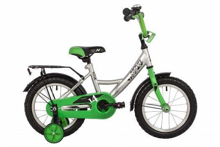 Велосипед Novatrack Vector 14" (1ск.) серебристый
