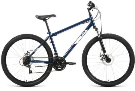 Велосипед Altair MTB HT 27,5 2.0 D (27,5" 21ск. рост 17") 2022 темно-синий/белый