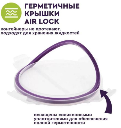 Набор контейнеров Eley круглые 2 шт ELSTH010P