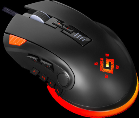 Мышь Defender Oversider GM-917 RGB (USB) Black
