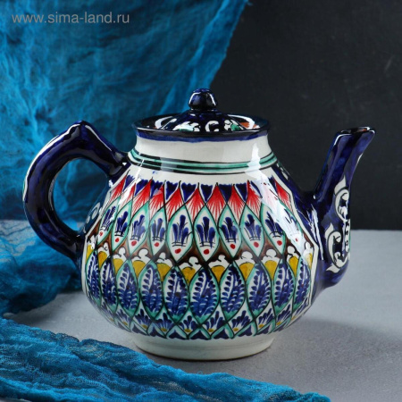 Чайник заварочный Шафран Риштанская Керамика микс 1,6 л 3554754