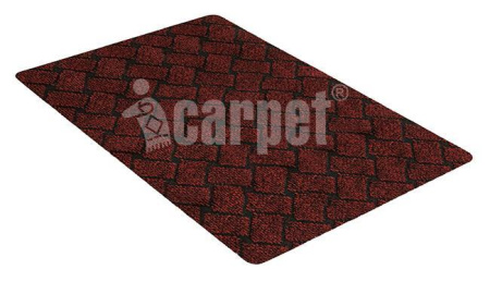 Коврик придверный влаговпит. Shahintex Premium icarpet 50*80 03 рубин 812370