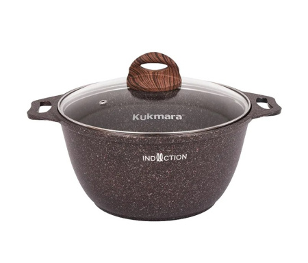 Кастрюля Kukmara Granit Ultra Induction red 3 л кгаи32а