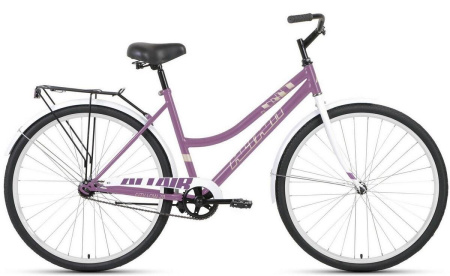 Велосипед Altair City 28 low (28" 1 ск. рост 19") 2022 фиолетовый/белый