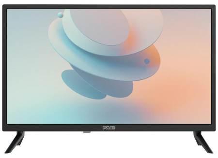  24" (60см) Телевизор Polar P24L52T2CSM, SMART, HD 1366x768, Цвет Чёрный