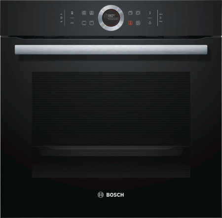 Встраиваемый Электрический духовой шкаф Bosch HBF534EW0Q, цвет Чёрный