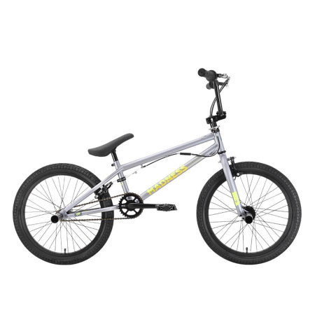 Велосипед Stark'22 Madness BMX 2 20"(1ск.) серый/желтый