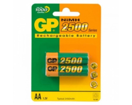 АКК GP AA2500 mAh/1BL-2шт