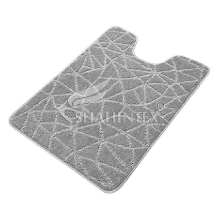 Коврик Shahintex РР 60*80 001 серый 50 829187