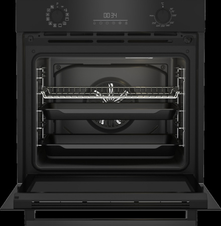 Встраиваемый Электрический духовой шкаф Beko BBIM18300SG, цвет Чёрный