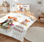 КПБ 1,5 сп Mona Liza Serg Look Kids I сute Лисички 50/70 Сатин 5756/6
