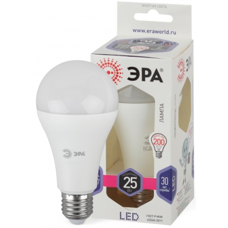 Лампа Эра LED smd A65-25W-860-E27