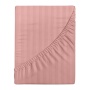 Простыня на резинке Verossa Stripe 180/200/30 Rouge Сатин 784513