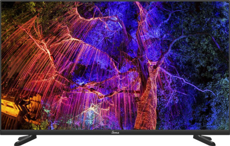  50" (127см) Телевизор Scoole SL-LED50S02T2SU\H, SMART, UHD 4K 3840x2160, Цвет Чёрный