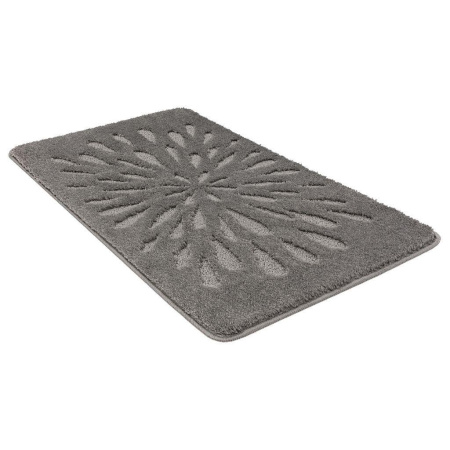 Коврик Shahintex РР Lux 50*80 серый 50 892454