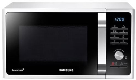 Микроволновая печь Samsung MS23F301TQW, цвет Белый, 23 л.