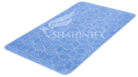 Коврик Shahintex РР 60*100 002 голубой 11 811434