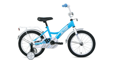 Велосипед Altair Kids 16 (16" 1 ск.) 2020-21 бирюзовый/белый