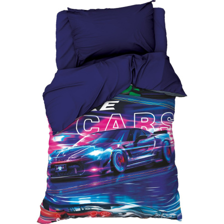 КПБ 1,5 сп Этель Race cars 50/70 Бязь 7599322