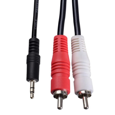 Кабель Perfeo J2002 3,5 Jack-2RCA (1.5м)