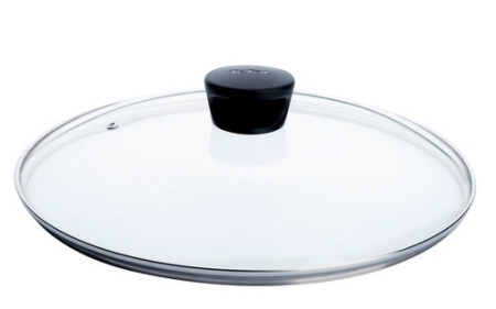 Крышка стеклянная Tefal 18 см с метал. ободом 040 90118