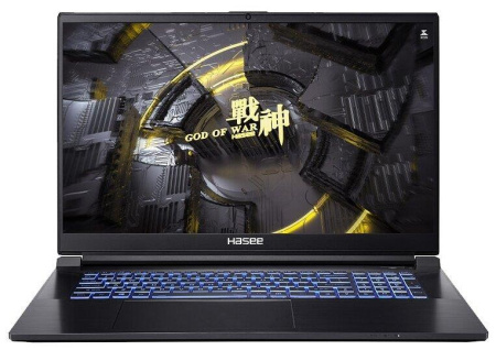 Ноутбук Hasee G8-DA7NP Core i7 12700H/16Gb/512Gb SSD/RTX 3060 6Gb/17.3" IPS QHD 165Hz (DOS) Black