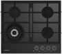 Встраиваемая варочная панель Газовая Grundig GIGL6234250, 58,5 см, цвет Чёрный