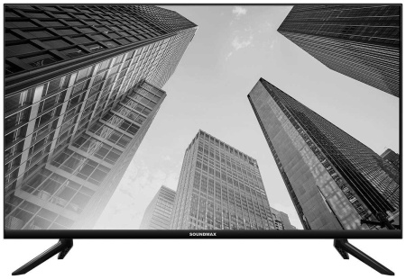  32" (81см) Телевизор Soundmax SM-LED32M13S, SMART, HD 1366x768, Цвет Чёрный