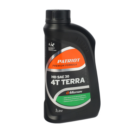Масло моторное 4Т Patriot G-Motion HD SAE 30 TERRA 1л